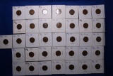 36- Wheat Pennies, Various Early Dates