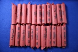 1,100- Wheat Pennies, Rolled, Various Dates