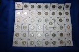 50- Washington Silver Quarters, Various Dates