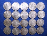 20- Morgan Silver Dollars, Various Dates