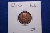 1922-D Lincoln Head Cent, Key Date