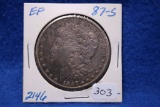 1887-S Morgan Silver Dollar Coin