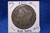 1894-O Morgan Silver Dollar Coin, Key Date