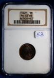 1899 MS65-RB, NGC Indian Head Penny, Cent
