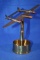 Trench Art Sculpture, Bullet & Airplane