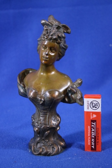 Bronze Figural Bust
