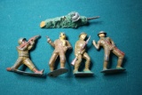 5 Lead Toy Soldiers