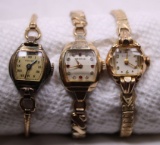 Three Ladies Wrist Watches