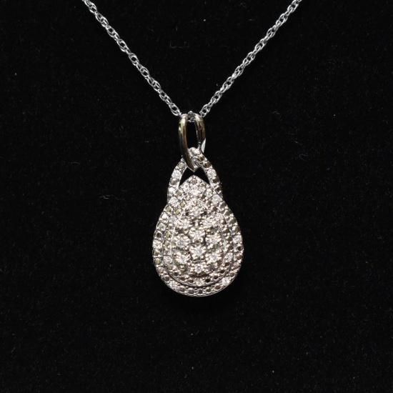 1 ct Diamond Estate Necklace