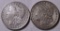 1921 & 1890 Morgan Silver Dollars