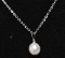 Single Pearl Estate Necklace