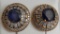 Round Cut Sapphire Estate Earrings