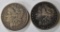 1904 & 1887 Morgan Silver Dollars