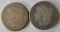 1879 & 1921 Morgan Silver Dollars