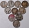 10 Mercury Dimes