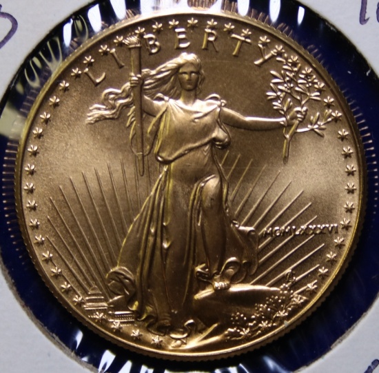 1986 U.S. Gold $50 American Eagle Coin, 1oz.