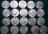 20 Silver Kennedy Half Dollars