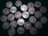 24 Silver Walking Liberty Half Dollars