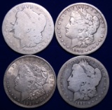 4 U.S. Morgan Silver Dollars