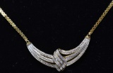 Large Diamond Estate Necklace