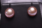 Tahitian Pearl Estate Earrings, 18 kt.