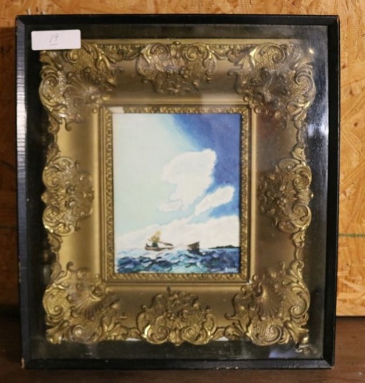 Framed Oil on Canvas