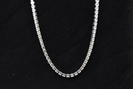 8.11 ct White Topaz Necklace