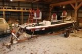 1971 Ranger Bass Boat w/55hp Evinrude Motor