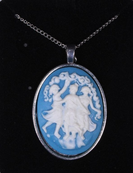 Antique Style Custom Cameo Necklace