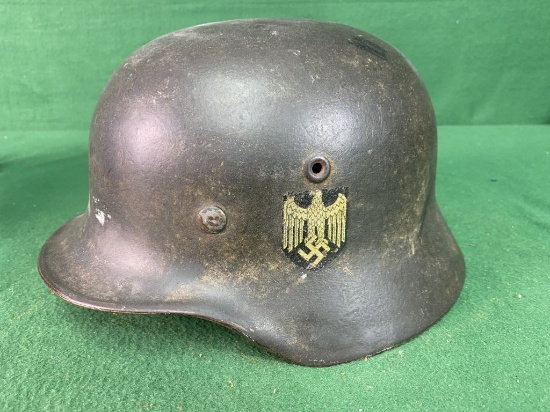 WWII German M40 Combat Helmet (EF64)