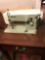 Vintage white sewing machine