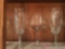 Glass wine glasses and glass flutes X12