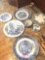 Blue and white plates