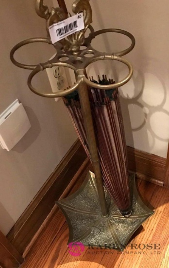 Brass umbrella stand