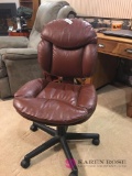 Brown computer chair