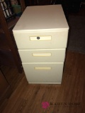 Metal file cabinet w drawers