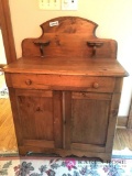 Antique wooden wash stand