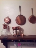 Lot of copper decor