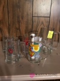 5 beer mugs