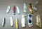 Lot of 12 folding knives