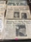 Vintage newspapers from 1963 and 1968