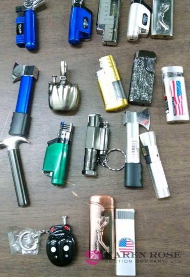 Lot of assorted lighters