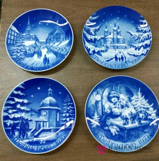 4 Bareuther collector plates