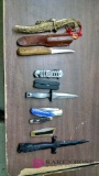 Lot of 10 assorted knives