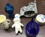 Lot of Candy /dishes collectible doughboy