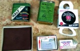 Advertising tins cigarette lighters and Marlboro wallet