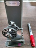Franklin Mint 1973 pewter figurine the spinner