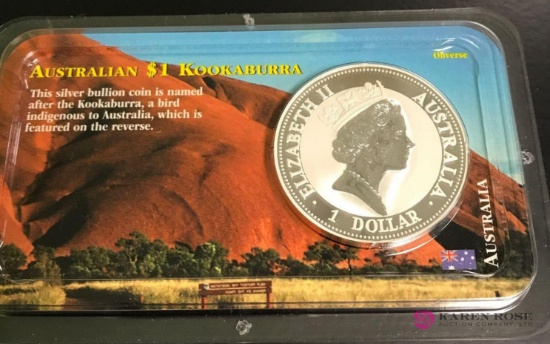 Australian one dollar kookaburra