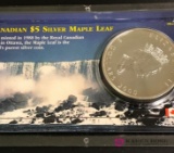 Canadian five dollar silver maple leaf