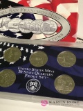 2001 San Francisco mint proof quarters